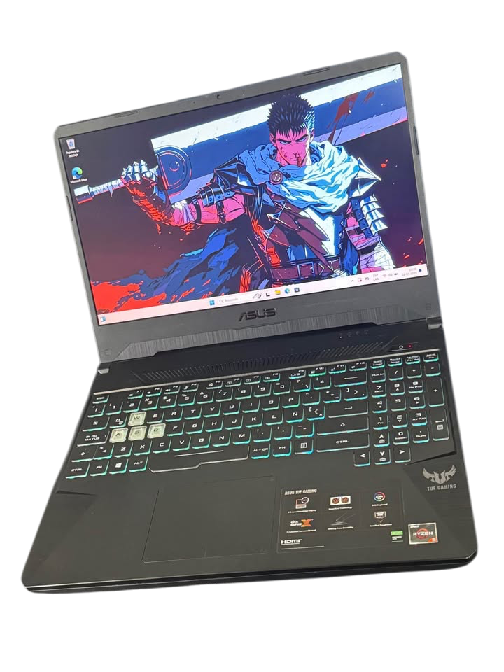 ASUS TUF Gaming F15 | Ryzen 5 | GTX 1650 4GB | 16GB RAM | 512GB SSD | Pantalla 16" 144Hz | Teclado RGB