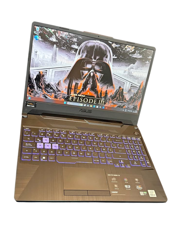 ASUS TUFBOOK GAMER 16" i5-10MA 16GB RAM 512GB SSD PANTALLA 144HZ NVIDIA GTX 1650 4GB
