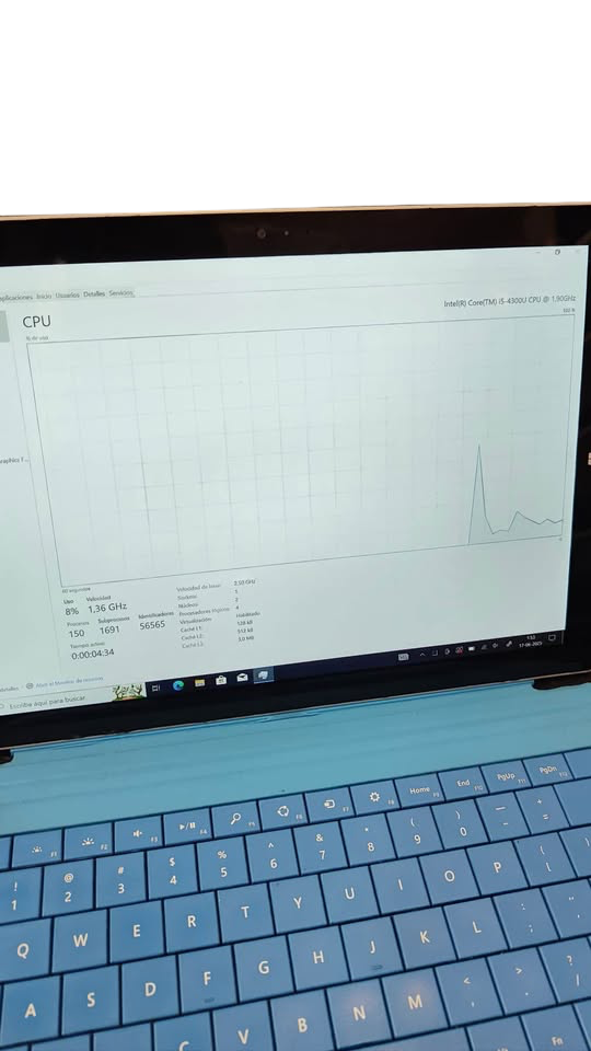 MICROSOFT SURFACEBOOK 13" iNTEL i5 4GB RAM 128GB SSD