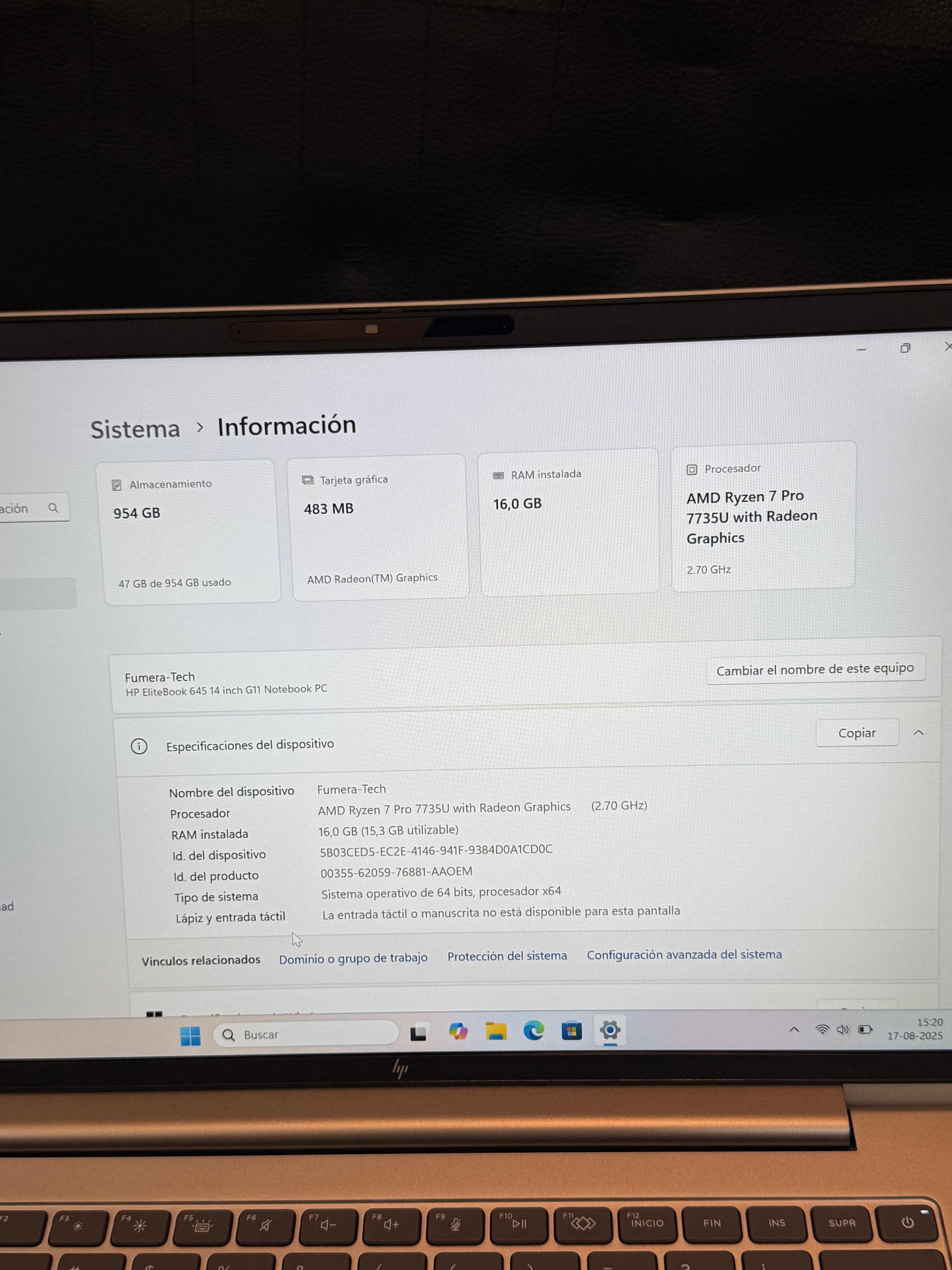 hp elitebook 645 14 pulgada g11 notebook seminuevo