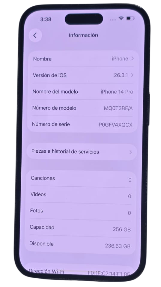 iPhone 14 Pro | 128GB | 98% Salud de Batería | Pantalla Always-On | Dynamic Island