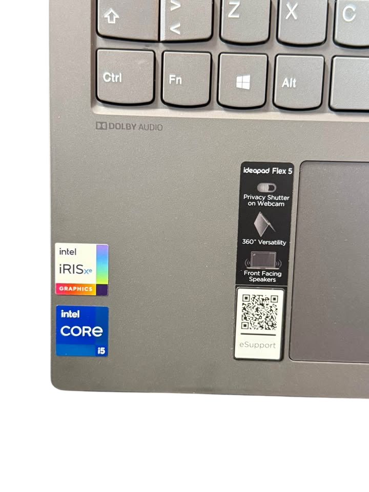 NOTEBOOK LENOVO IDEAPAD FLEX 16" TACTIL i5-11° GEN 12GB RAM 512GB SSD