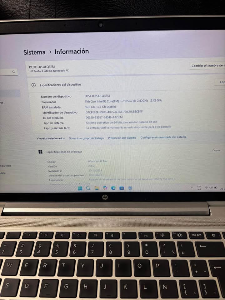 HP PROBOOK 14" - I5 11VA Gen - 16GB Ram - 256GB SSD