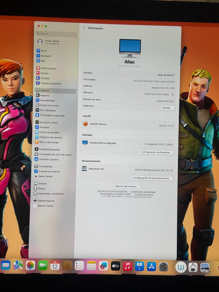 Apple iMac 27" 5K Retina (2017) | i5 3.4GHz | 16GB RAM | 1TB Fusion Drive