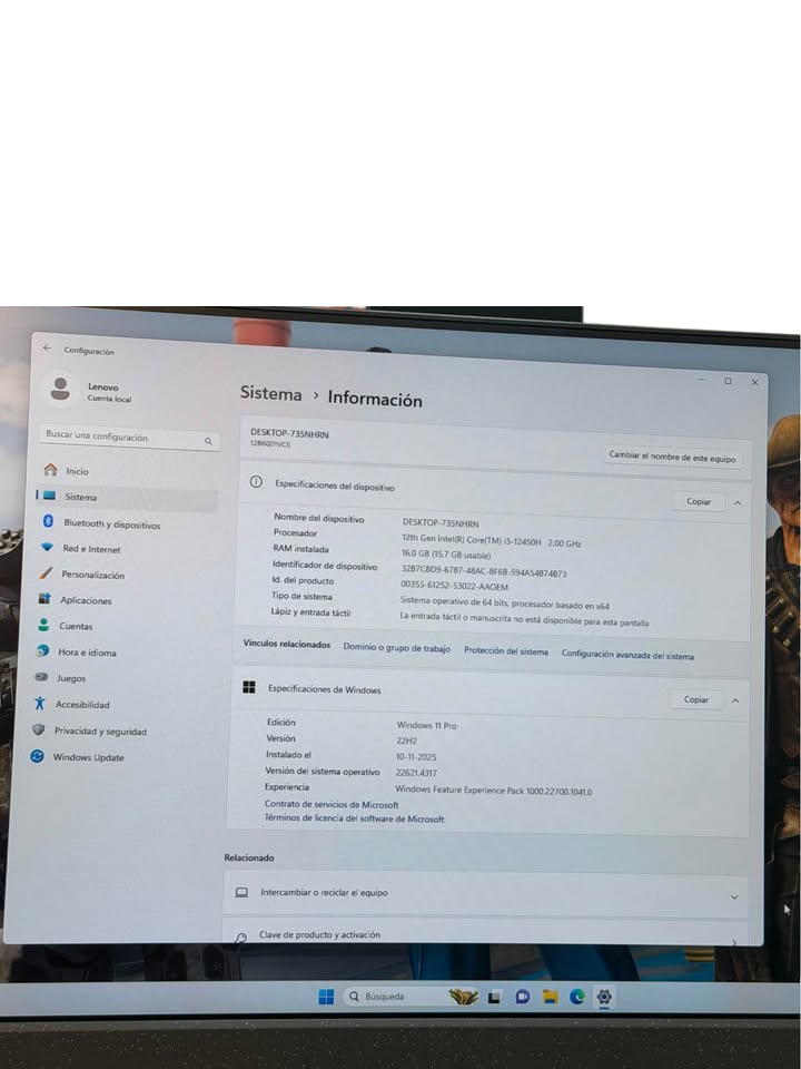 AIO Lenovo ThinkCentre Neo 24" | Intel i5-12500H | 16GB RAM DDR5 | 512GB SSD