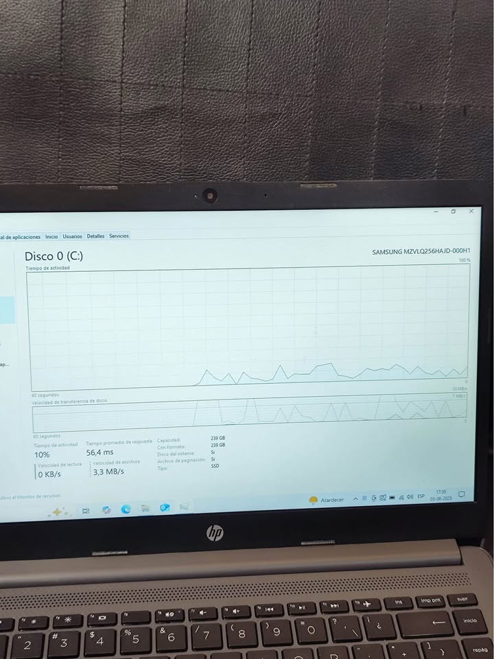 HP 240 G8 14" i3-10 GEN 8 GB RAM 256 GB SSD