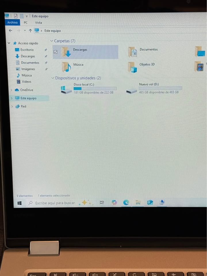 LENOVO YOGA TACTIL X360 14" / Core i3 - 16GB RAM - 256GB SSD + 500GB HDD