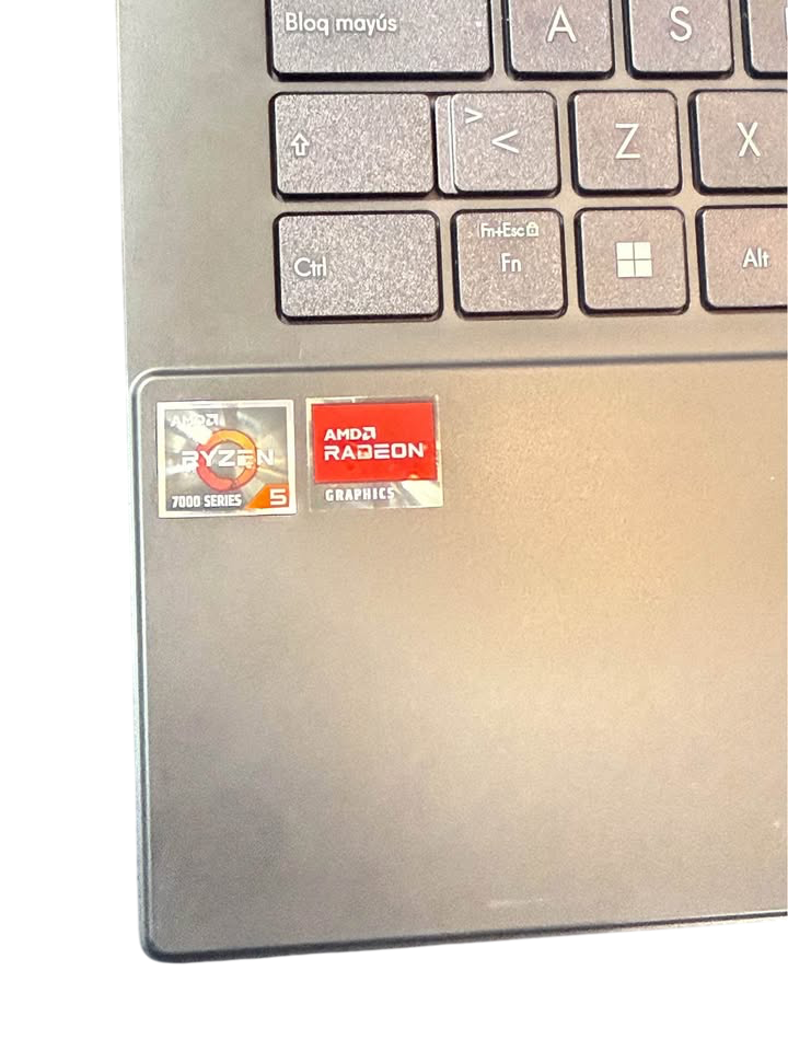 ASUS VIVOBOOK GO RYZEN 5 7000 8 GB RAM DDR5 5500Mhz 512GB SSD M2