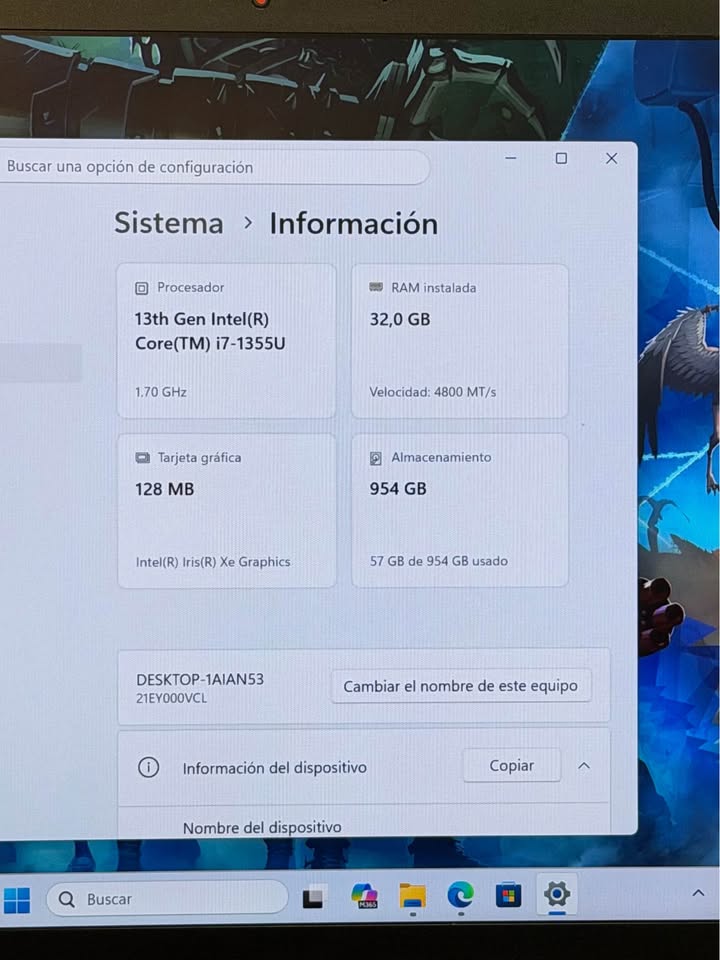 Lenovo ThinkPad X13 Alta Gama | i7-1355U | 32GB RAM DDR5 | 1TB SSD | Chasis Magnesio