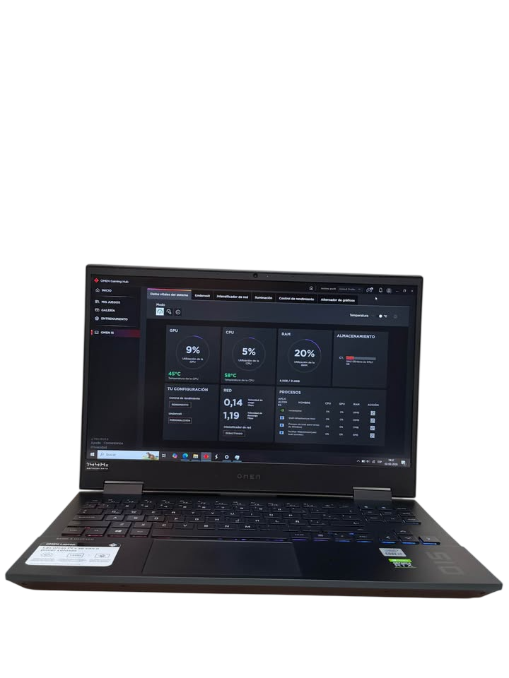 Notebook Gamer HP OMEN 15 | i5-10ma Gen | 32GB RAM | 512GB SSD | RTX 2060
