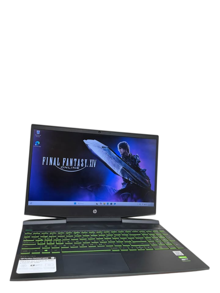 HP Pavilion Gaming 15 | Intel Core i5 10ma Gen | 16GB RAM | 512GB SSD M.2 | GTX 1650 Ti 4GB | Teclado Iluminado Verde