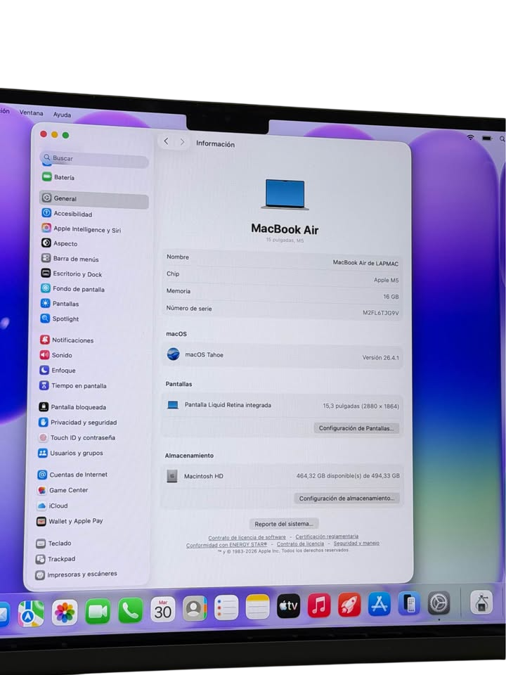Apple MacBook Air 15" M5 (2026) | 20-Core CPU/GPU | 16GB RAM | 512GB SSD | Retina