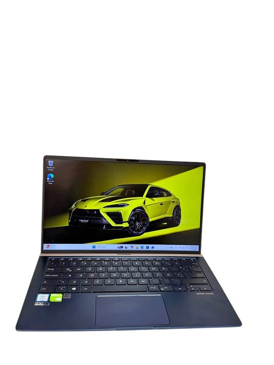 ASUS ZenBook Slim Premium | Intel Core i5 8va Generación | 8GB RAM | 256GB SSD NVMe | NVIDIA MX150 2GB | 13" | Cuerpo Metálico
