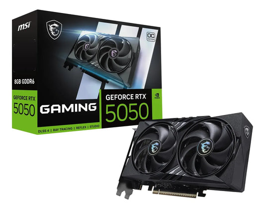 MSI GeForce RTX 5050 Gaming | 8GB GDDR6 | PCIe 5.0 | OC EDITION
