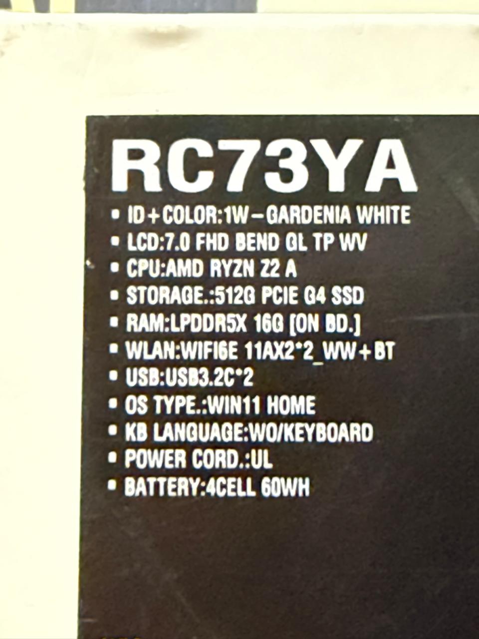 ASUS ROG XBOX ALLY (2025) RC73YA | AMD Ryzen Z2 A | 16GB LPDDR5 6400MT/s | 512GB SSD NVMe PCIe 4.0 | 7" FHD 120Hz Táctil | Windows 11 Home | Gaming Handheld PC
