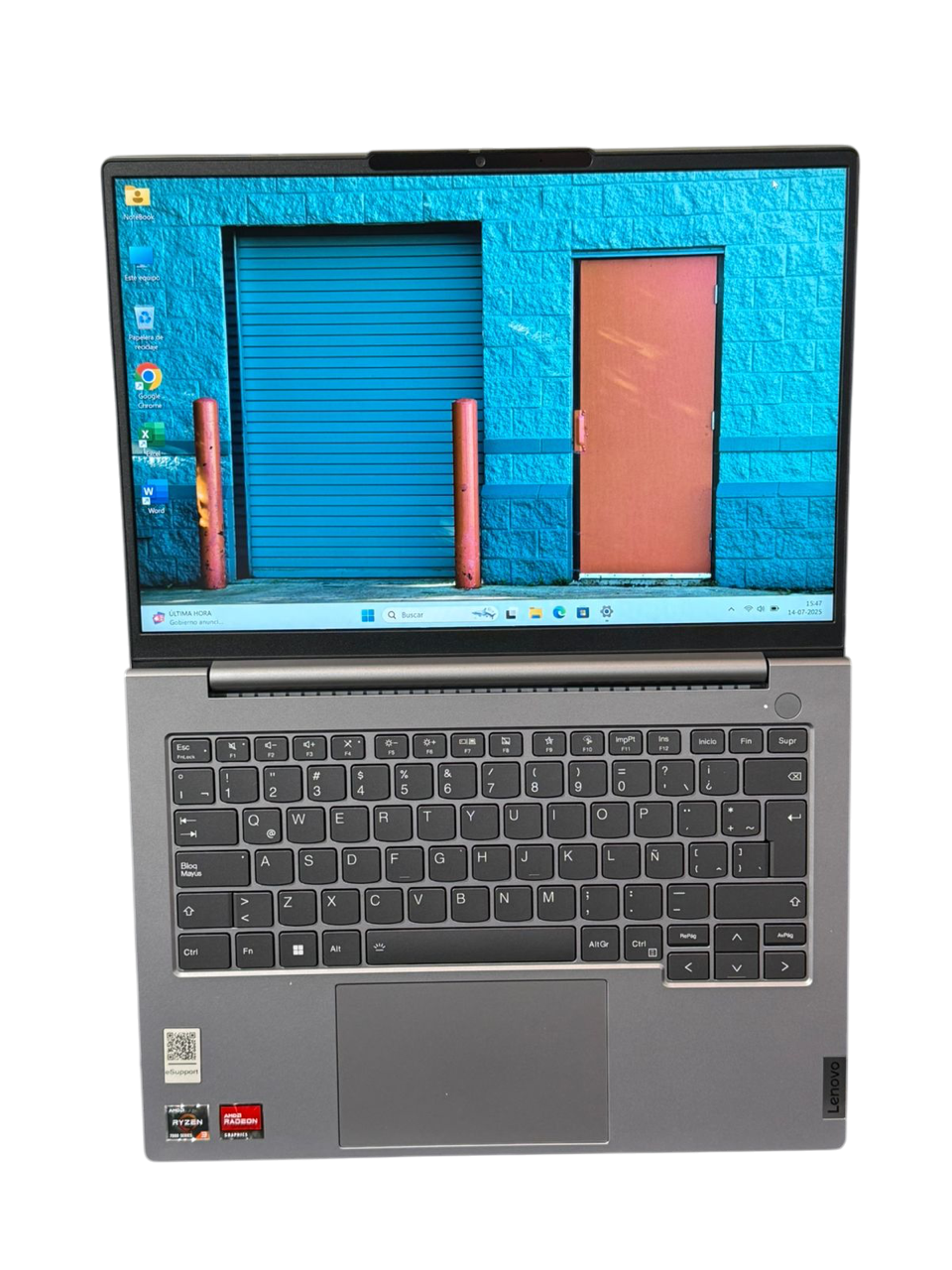 LENOVO THINKBOOK 14 G6 RYZEN 3 SERIE 7000 16 GB RAM 512 GB SSD LECTOR HUELLA WIN-11