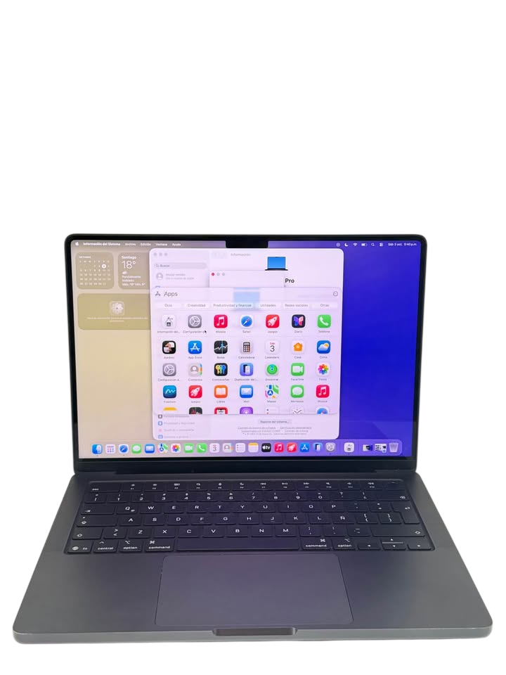 APPLE MACBOOK PRO 14" M5 | 24GB RAM Unificada | 1TB SSD | Pantalla Liquid Retina XDR 120Hz | Batería 100% – Solo 22 Ciclos | Casi Nuevo