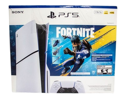 Sony PlayStation 5 Slim 1TB | Edición con Lector de Discos | 4K 120Hz | SSD 1TB | Fortnite Flowering Chaos Bundle | Nuevo Sellado | Stock Limitado