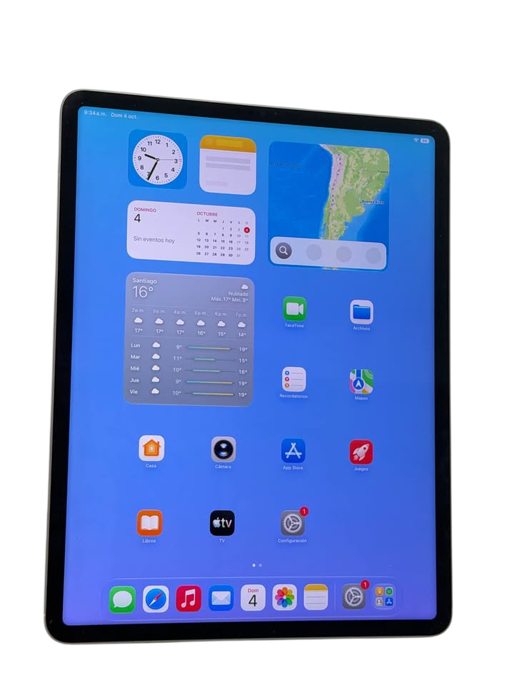 APPLE iPAD PRO 12.9" (5.ª GEN 2021) | Chip M1 | 256GB | 8GB RAM | Liquid Retina XDR Mini‑LED 120Hz | Face ID | USB‑C Thunderbolt | Gris Espacial