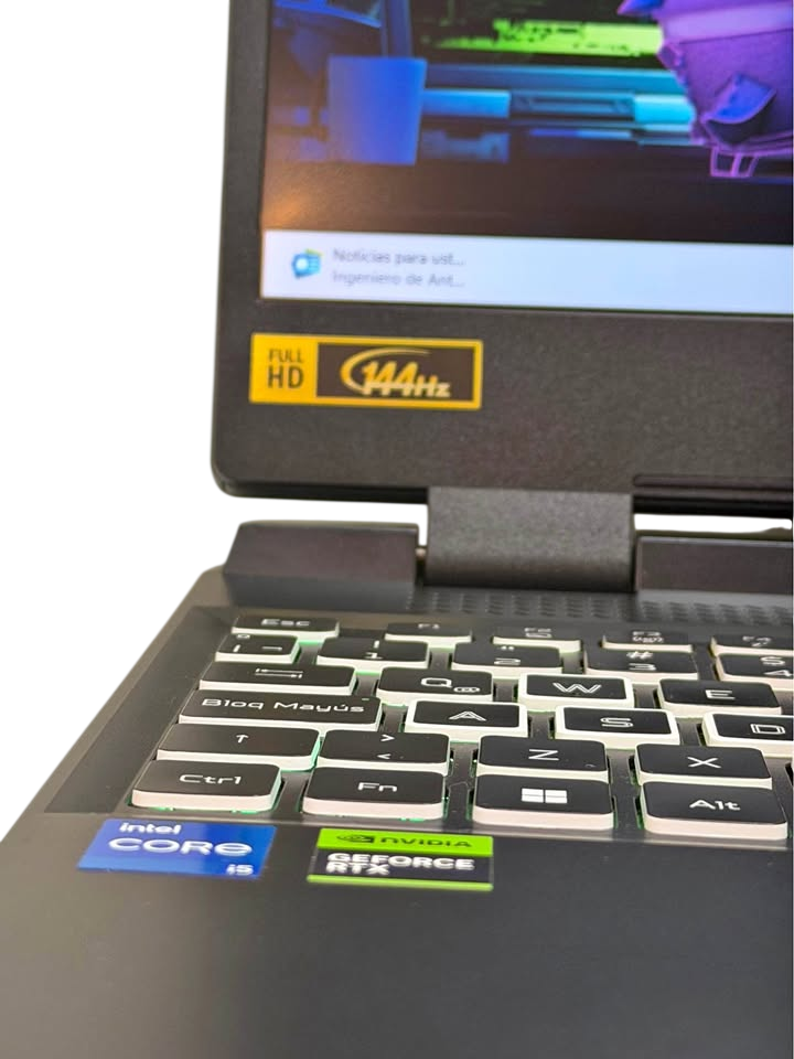 Acer Nitro 5 Gaming | Intel Core i5 12ª Gen | 16GB RAM | 512GB SSD NVMe | NVIDIA RTX 2050 4GB | 144Hz | Teclado RGB Numérico
