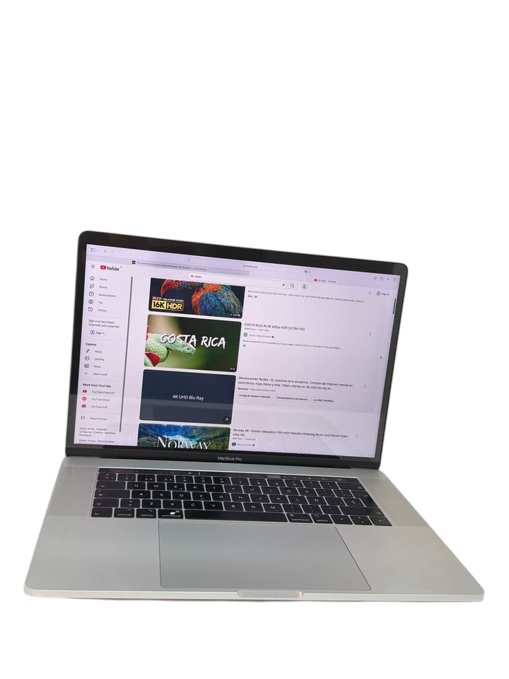 Apple MacBook Pro 15" (2018) | Pantalla Retina | Intel i7 | 16GB RAM | 256GB SSD | Touch Bar