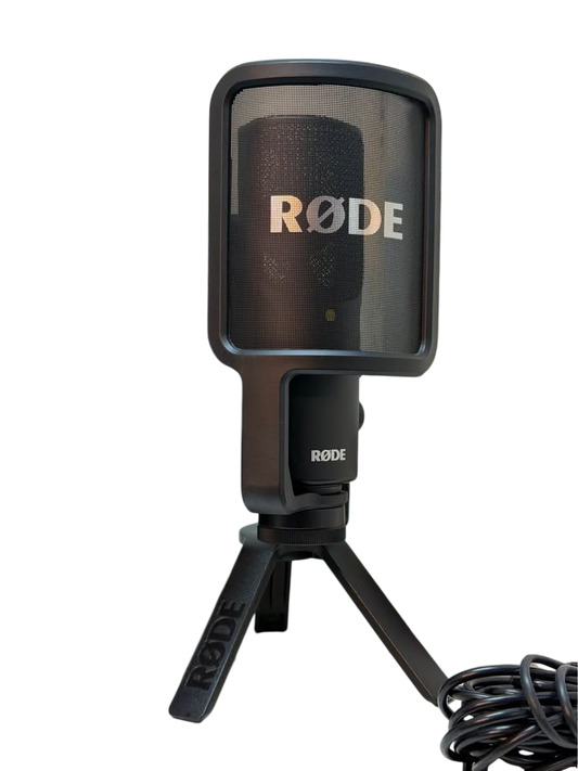 Rode NT-USB | Micrófono Profesional de Estudio | Grado A+ | Completo en Caja