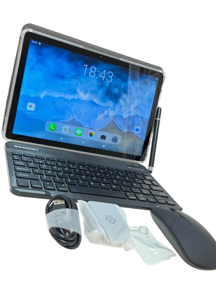 Tablet Bossney S010 11" | Conectividad 4G LTE | Kit Completo | Selladas