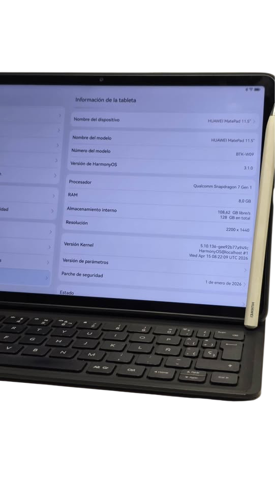 Tablet HUAWEI MatePad 11.5" | Snapdragon 7 Gen 1 | 8GB RAM | 128GB | Kit Completo