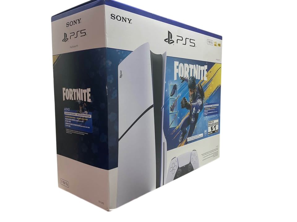 Sony PlayStation 5 Slim 1TB | Edición con Lector de Discos | 4K 120Hz | SSD 1TB | Fortnite Flowering Chaos Bundle | Nuevo Sellado | Stock Limitado
