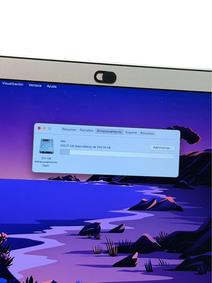 Apple MacBook Air 13" 2017 | Intel Core i5 | 8GB RAM | 256GB SSD | macOS Monterey | Slim Liviano